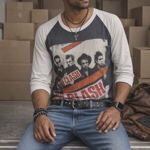 Adult small.  NWOT.  The Clash T-shirt.